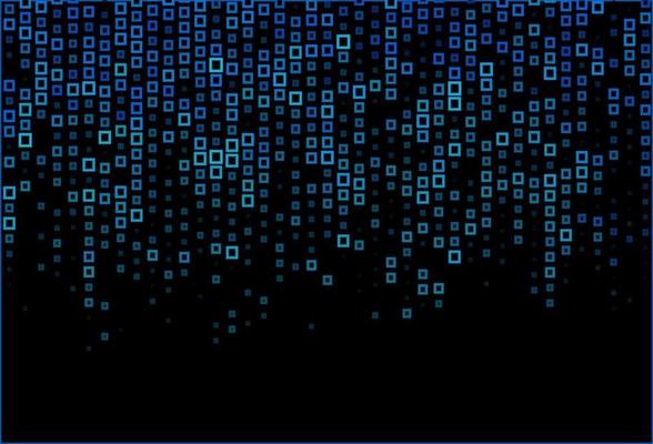 Dark BLUE vector texture in rectangular style.