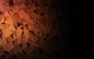 Dark Red vector polygon abstract backdrop.