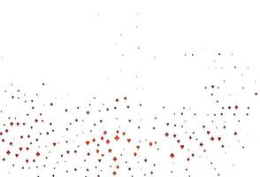 Light Red vector pattern with symbol of cards.