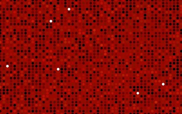 Light Red vector cover with spots.