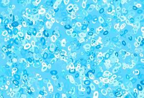 Light Blue, Red vector template with circles.
