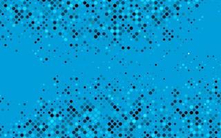 Light BLUE vector background with bubbles.