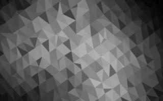 Dark Silver, Gray vector polygon abstract backdrop.