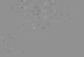 Light Silver, Gray vector cover with circles, cubes.