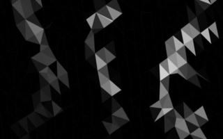 plata oscura, vector gris brillante fondo triangular.