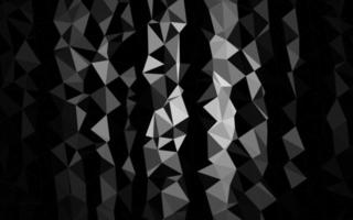 Dark Silver, Gray vector blurry triangle pattern.