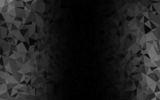 Dark Silver, Gray vector abstract mosaic background.