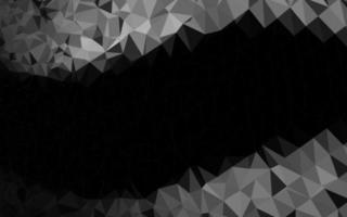 Dark Silver, Gray vector abstract mosaic background.