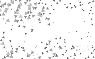 Light Silver, Gray vector template with crystals, triangles.