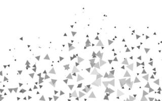 diseño de vector gris plateado claro con líneas, triángulos.