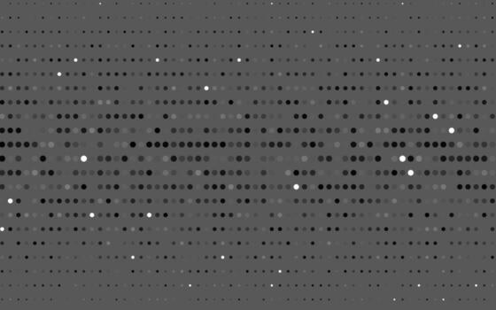 textura de vector gris plateado claro con discos.