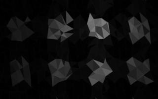 Dark Silver, Gray vector low poly cover.