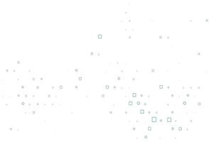 Light BLUE vector background with circles, rectangles.