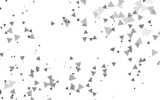 Light Silver, Gray vector texture in triangular style.