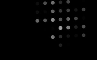 Dark Silver, Gray vector background with bubbles.