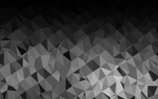 Light Silver, Gray vector polygon abstract background.