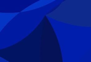 Dark BLUE vector background with abstract lines.