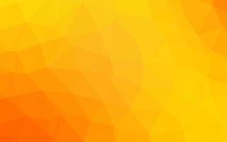 Light Yellow, Orange vector polygon abstract layout.