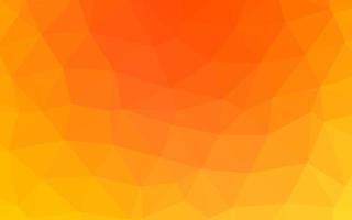 Light Yellow, Orange vector abstract mosaic backdrop.