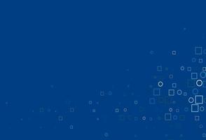 Light BLUE vector texture with disks, rectangles.