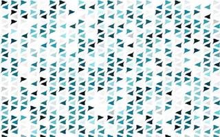 Light BLUE vector template with crystals, triangles.