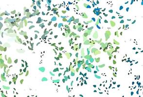 Light Blue, Yellow vector template with memphis shapes.