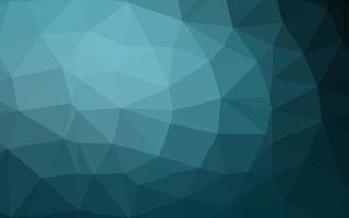 Light BLUE vector shining triangular template.