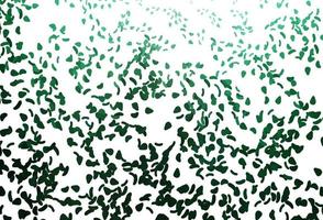 Light Green vector background with abstract forms.