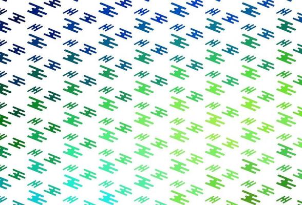 Light Green vector texture with colorful lines.