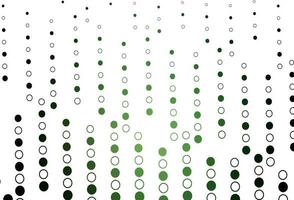 Light Green vector backdrop with dots.