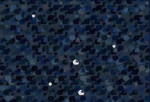 Light BLUE vector background with lamp shapes.