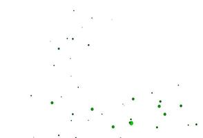 Light Green vector background with bubbles.