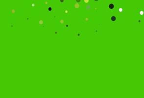 Light Green vector pattern with spheres.