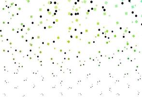 Light Green vector pattern in polygonal style with circles.