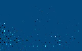 Light BLUE vector background with bubbles.