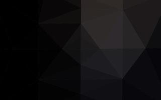 Dark Black vector shining triangular template.