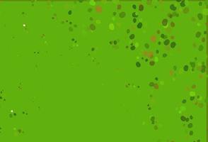 Light Green vector pattern with liquid shapes.