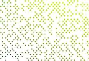 Light Green vector backdrop with dots.