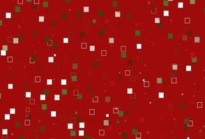 Light Green, Red vector layout with rectangles, squares.