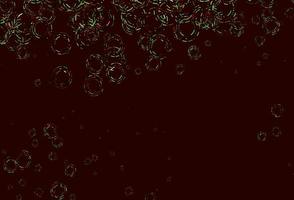 Light Green, Red vector pattern with spheres.