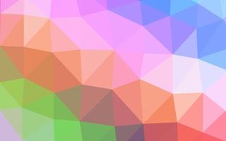 Light Multicolor, Rainbow vector polygon abstract layout.