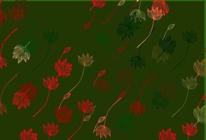 Light Green, Red vector hand painted texture.