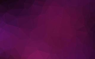 Dark Pink vector polygon abstract layout.