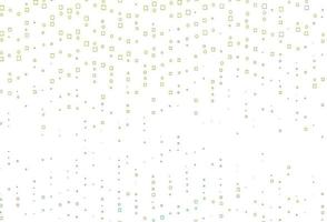 Light Green, Yellow vector backdrop with lines, rectangles.