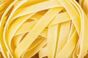 durum wheat semolina pasta fettuccine close up photo