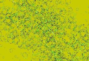 Light Green, Yellow vector backdrop with dots.