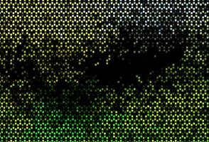 Dark Green, Yellow vector pattern with crystals, rectangles.