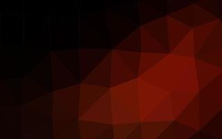 Dark Red vector abstract mosaic background.