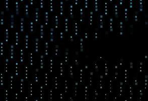 Dark BLUE vector background with rectangles, circles.