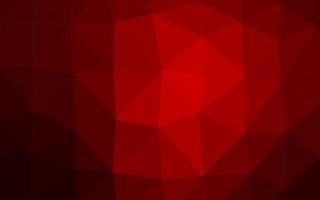 textura de mosaico de triángulo de vector rojo claro.